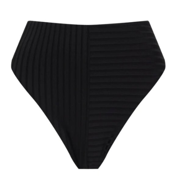 Brand New Sanctuary Refresh Rib 2-Pc Black Bikini - Picture 5 of 7